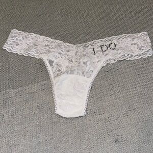 Brand new never worn Hanky Panky “I DO” bridal underwear thong